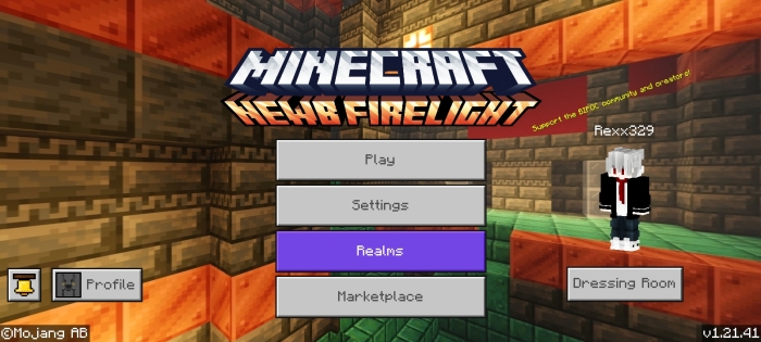 Newb X Firelight Main Menu