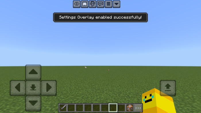 Settings Overlay enabled successfully!