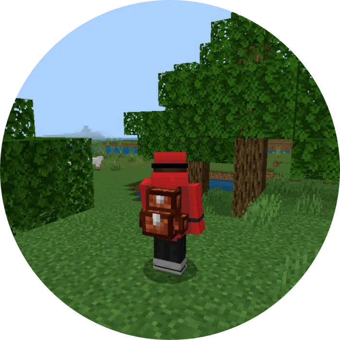 Equipped Backpack: Screenshot