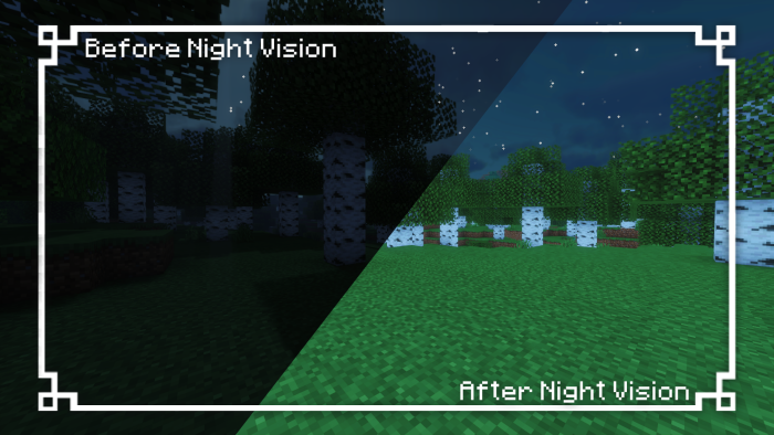 Night Vision: Before and after