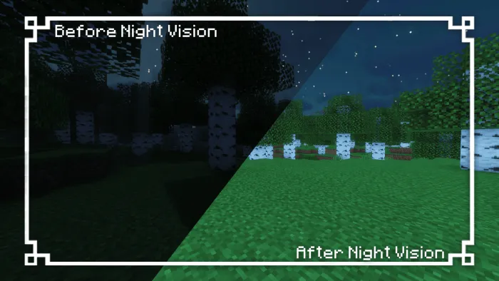 Night Vision: Before and after