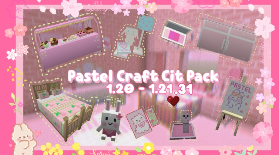 Thumbnail: :ೀ‧ ˚Pastel Craft Cit Pack🎀 ⊹1.20-1.21.30+˚ ♡ Minecraft Bedrock