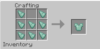 Prismarine Chestplate Recipe