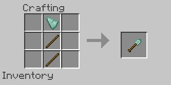 Prismarine Shovel Recipe