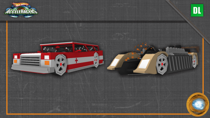 Acceledrome Crew Cars