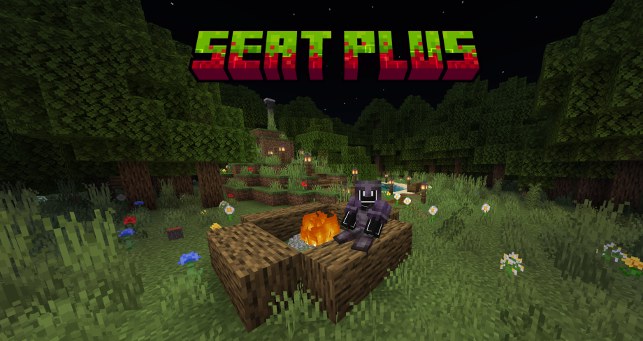 Thumbnail: Seat Plus: Customizable Sitting in Minecraft Bedrock