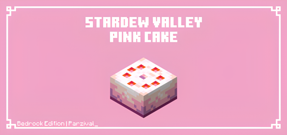 Thumbnail: Stardew Valley 🌱 Pink Cake | Bedrock Edition