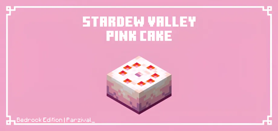 Thumbnail: Stardew Valley 🌱 Pink Cake | Bedrock Edition
