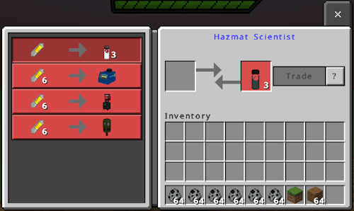 Hazmat Scientist Trades