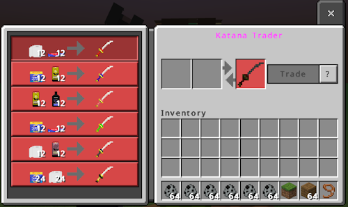 Katana Trader Trades