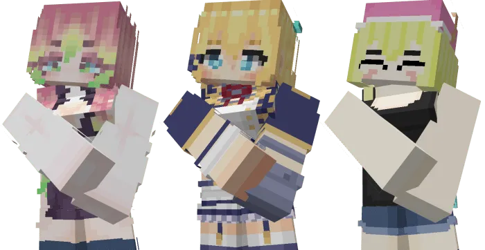 Mitsuri, Rumia, Lucoa