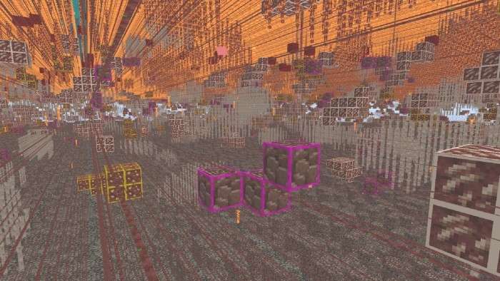 Nether X-Ray: Screenshot