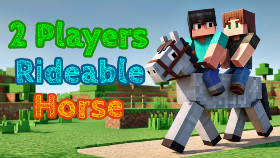 Thumbnail: 2 Players Rideable Horse