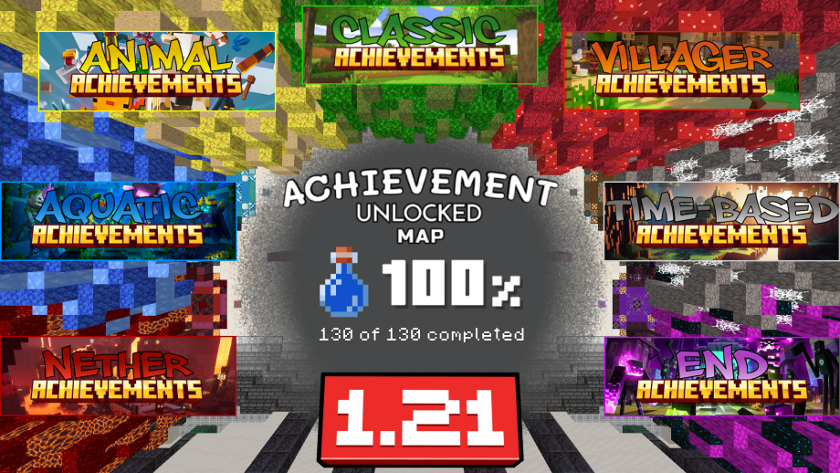 Thumbnail: Achievement Unlocked Map 1.21.50 - Easily and Quickly