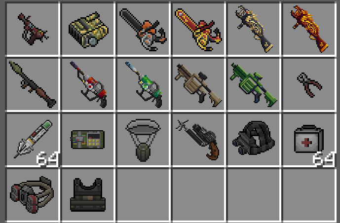 List of Equipment