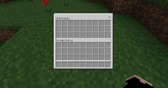 Backpack UI: Screenshot