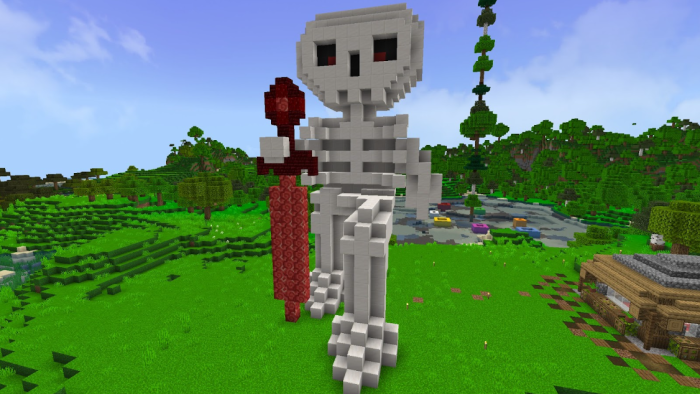 Skeleton Statue: Screenshot