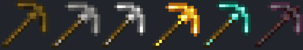 New Pickaxe Textures