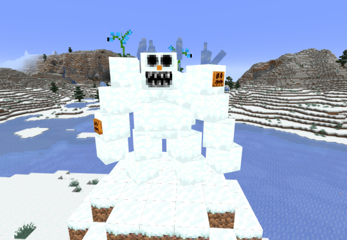 Cursed Snow Monster Golem: Screenshot 1