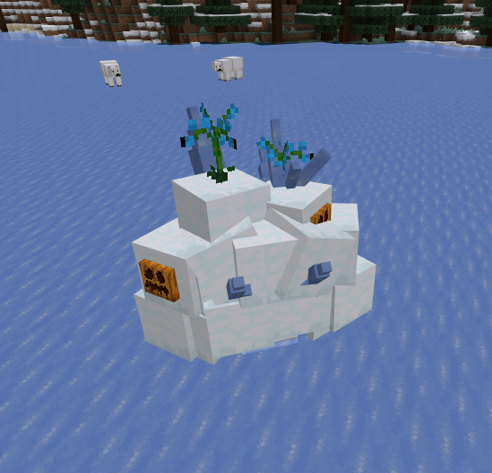 Cursed Snow Monster Golem: Screenshot 2