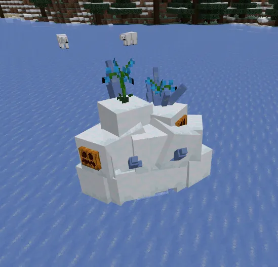 Cursed Snow Monster Golem: Screenshot 2