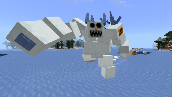 Cursed Snow Monster Golem: Screenshot 3