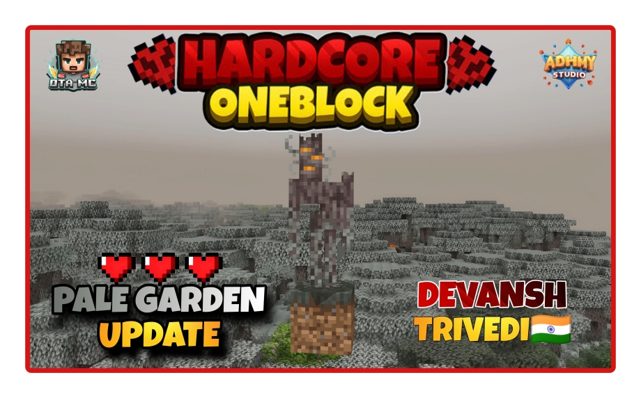 Thumbnail: HardCore OneBlock for Minecraft PE 1.21+