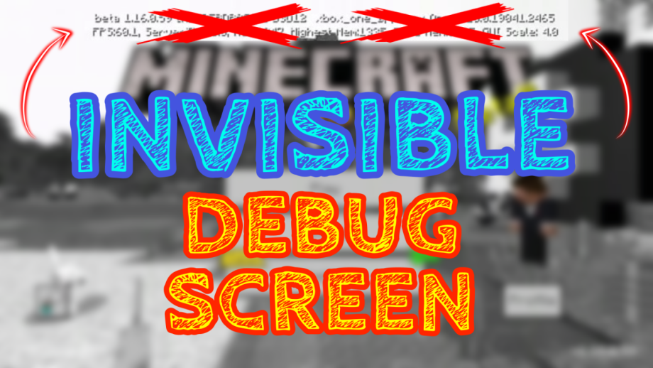 Thumbnail: Invisible Debug Screen (for Minecraft Beta & Preview)