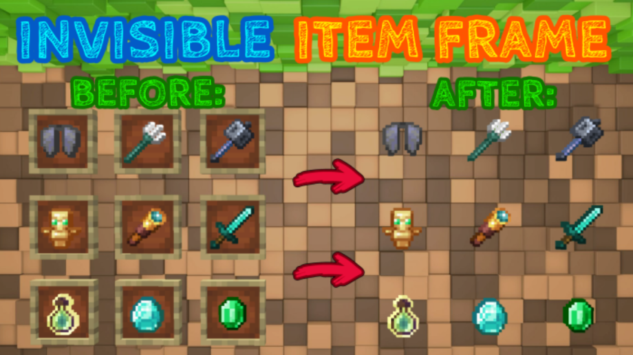 Thumbnail: Invisible Item Frame & Glow Item Frame