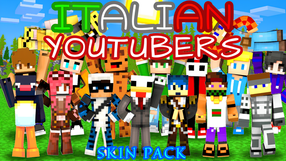 Thumbnail: Italian YouTubers Skin Pack