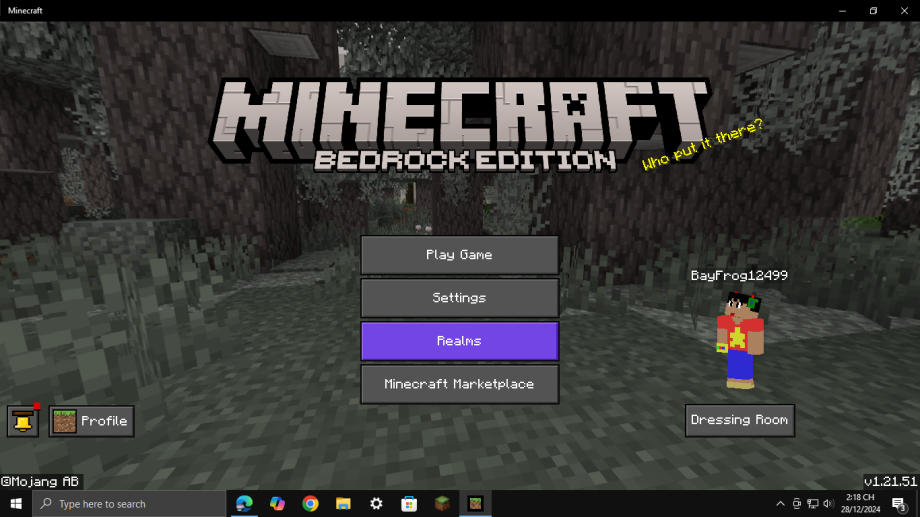 Thumbnail: Just Expressions Bedrock Port