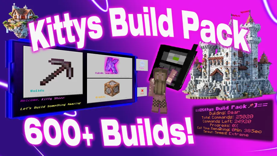 Thumbnail: Kitty's Builds: 600+ Structures Addon!!! ⛏ V3.0.2