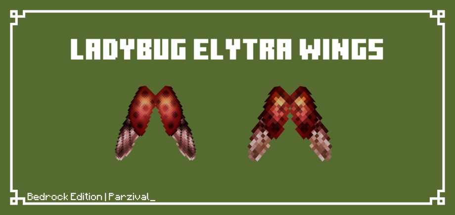 Thumbnail: Ladybug Elytra Wings 16x & 32x | Bedrock Edition