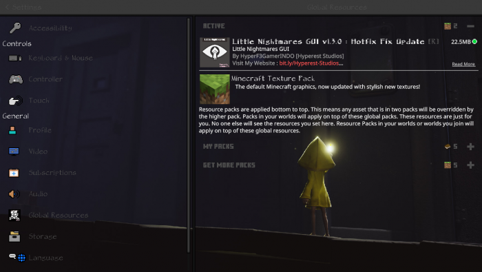 Little Nightmares GUI: Screenshot 2