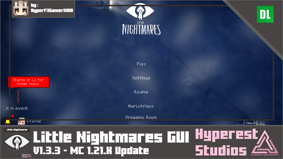 Thumbnail: Little Nightmares GUI | v1.3.3 MC 1.21.X Update