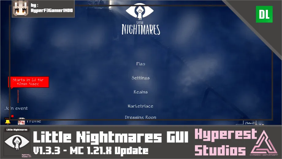 Thumbnail: Little Nightmares GUI | v1.3.3 MC 1.21.X Update