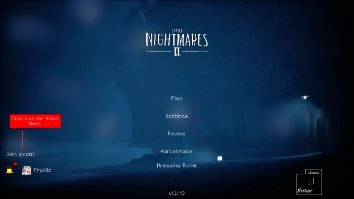 Little Nightmares II GUI: Screenshot 1
