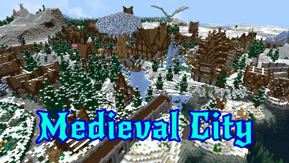 Thumbnail: Medieval City in a Snow Plain