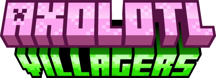 Axolotl Villagers Logo