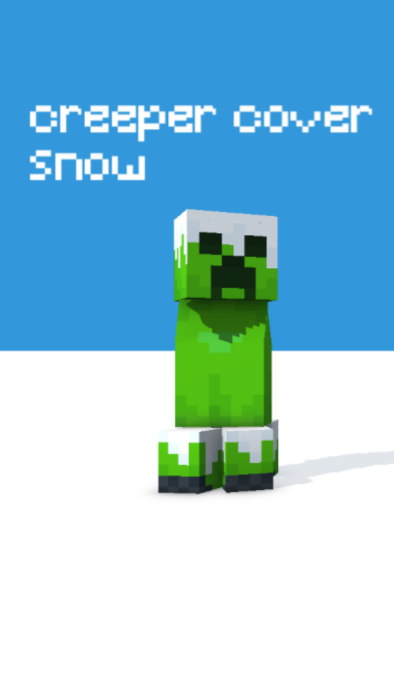 New Snow-Covered Creeper Texture