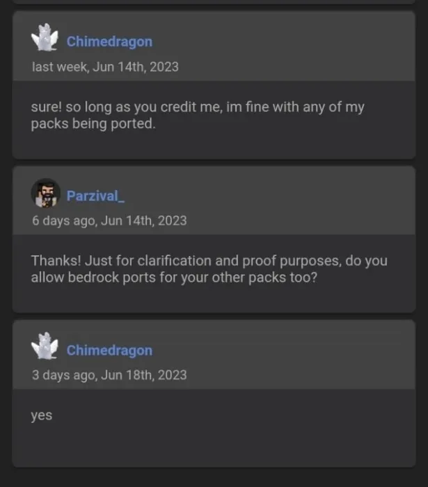 Chimedragon's Permission for Parzival_