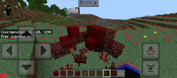 Red Grass Blocks: Screenshot