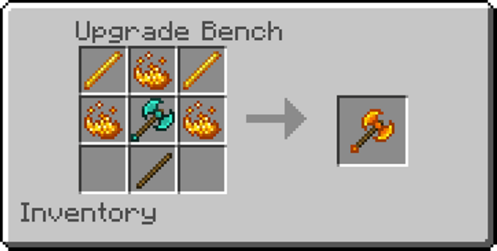 Blaze Battleaxe Recipe