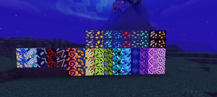 Glowing ores: Screenshot