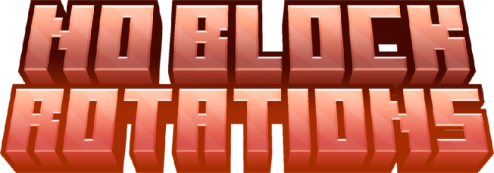 No Block Rotations Logo