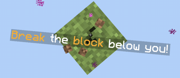 One Block Minecraft: Screenshot 1