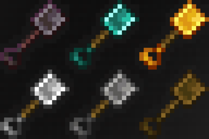 New Shovel Textures