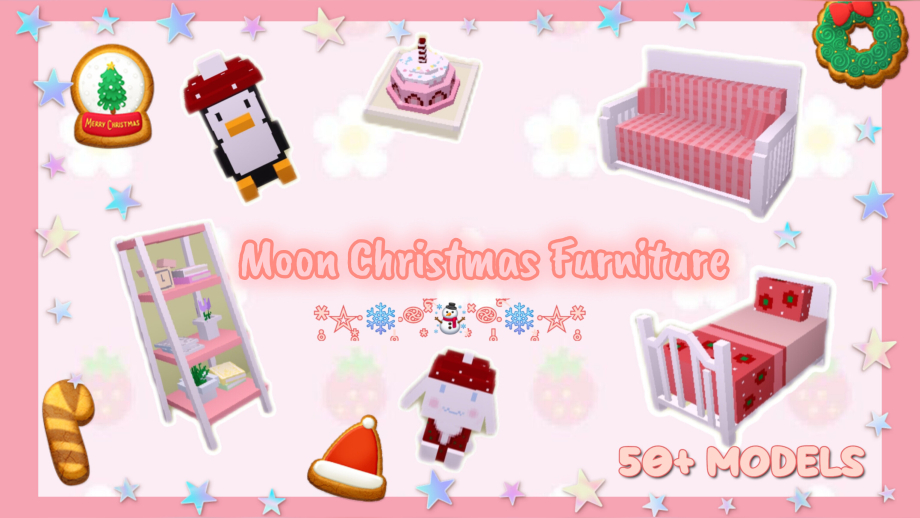 Thumbnail: ˚⋆𐙚｡Moon Christmas Cit Pack.🎄🎀 Release 1.20-1.21.50+ [˚⋆✨𖦹🪴.✧˚]