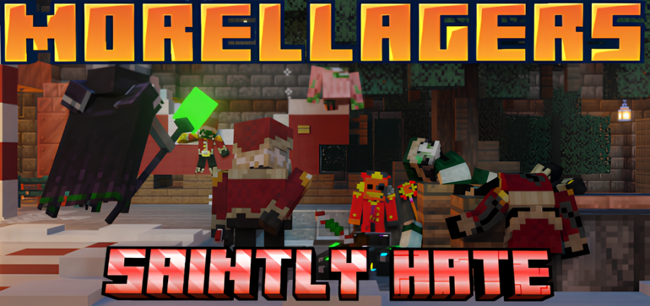 Thumbnail: Morellagers. A Better Illager Addon. Version no-one-cares: The Structure update 2.0