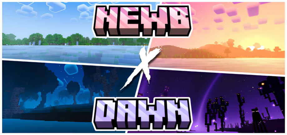 Thumbnail: Newb X Dawn Shader | Supports RenderDragon (Compatible With 1.21.51+)